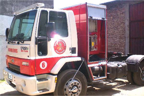 Equipamiento especialmente desarrollado para el Consejo Nacional de Bomberos Voluntarios de la República Argentina